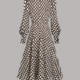 Lizzy | Vintage Rhombus Print Dress