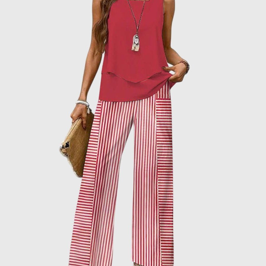 Brenda | Elegant 2-Piece Summer Set - Velvet Haven