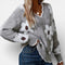Angeline | Elegant Floral Print Jumper - Velvet Haven