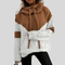 Ríona | Dual-Tone Cosy Hoodie - Velvet Haven