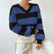 Morta | Comfy V-Neck Jumper - Velvet Haven