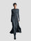 Milena | Long Sleeve Draped Midi Dress - Velvet Haven