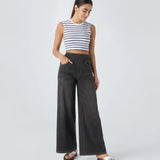 Eva | Comfortable & Stretch High-Waist Trousers