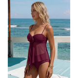 Roos | Flowy Mesh Tankini Set