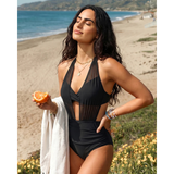 Sabine | 2-in-1 High-Waisted Mesh-Detail Bikini Set