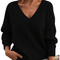 Lillian | Lightweight V-Neck Jumper - Velvet Haven