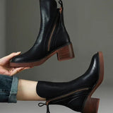 Garciel | Leather Ankle Boots