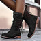 Lucy | Stylish Leather Boots - Velvet Haven