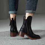 Garciel | Leather Ankle Boots