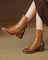 Garciel | Leather Ankle Boots - Velvet Haven