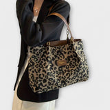 Charlotte | Leopard Canvas Tote