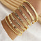 Golden Boho Bangle Bracelet Set - Velvet Haven