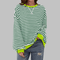Luka | Casual Striped Sweatshirt - Velvet Haven