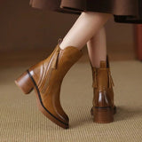 Garciel | Leather Ankle Boots