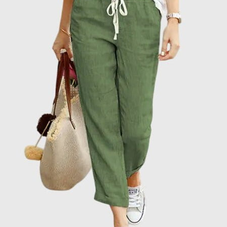 Zanra | Elegant Summer Trousers - Velvet Haven