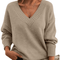 Lillian | Lightweight V-Neck Jumper - Velvet Haven