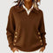 Aira | Button Detail Jumper - Velvet Haven