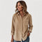 Jade | Corduroy Button Shirt - Velvet Haven
