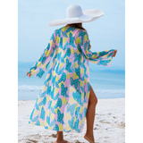 Floor | 3-Piece Floral Bikini Set with Complimentary Cover-Up