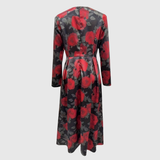Lilla | Elegant Vintage Maxi Dress With Floral Print
