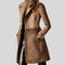 Havory | Structured Shearling Long Coat - Velvet Haven