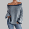 Poshiko | Casual Drop Shoulder Jumper - Velvet Haven