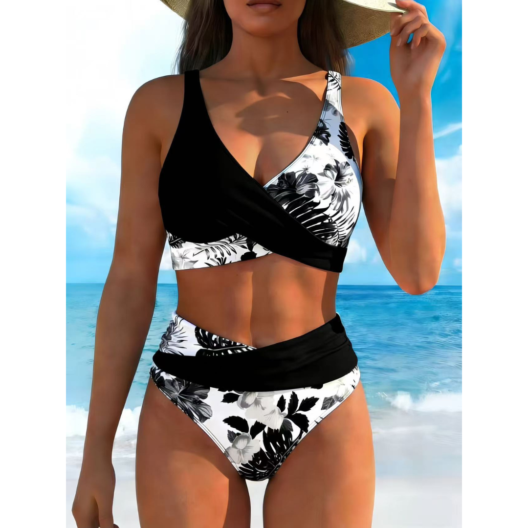 Sisi | Twist-Front High-Waisted Bikini Set