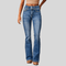 Aya | High-Waisted Flared Jeans - Velvet Haven