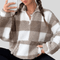 Malda | Chic Plaid Jumper - Velvet Haven