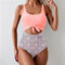 Suze | Sculpting Two-Tone High-Waisted Swimsuit - Velvet Haven