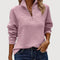 Jana | Cosy Half-Zip Top - Velvet Haven