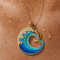 The Beat of the Wave Necklace - Velvet Haven