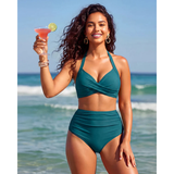 Sabine | 2-in-1 High-Waisted Mesh-Detail Bikini Set