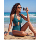 Sabine | 2-in-1 High-Waisted Mesh-Detail Bikini Set