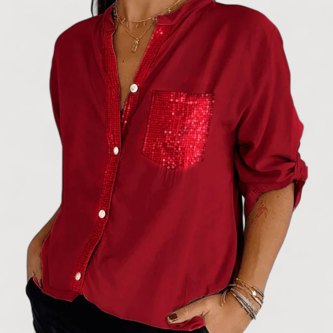 Renna | Sequin Detail Blouse