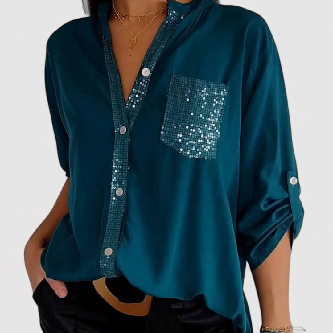 Renna | Sequin Detail Blouse