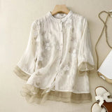 Laurienne™ | Embroidered Blouse
