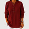Anika | Cosy Button Top - Velvet Haven