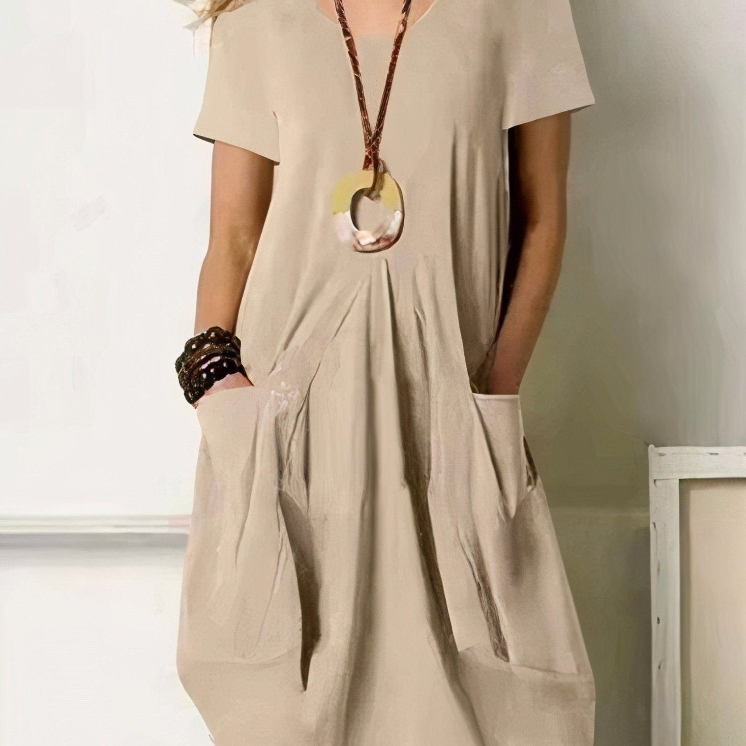Kwani | Easy Casual Flow Dress - Velvet Haven