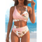 Sisi | Twist-Front High-Waisted Bikini Set - Velvet Haven