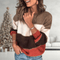 Maya | Colorblock Knit Jumper - Velvet Haven