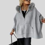 Arabelle | Casual Hooded Coat with Fur Collar