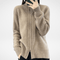 Katrina | Minimalist Zip Jumper - Velvet Haven
