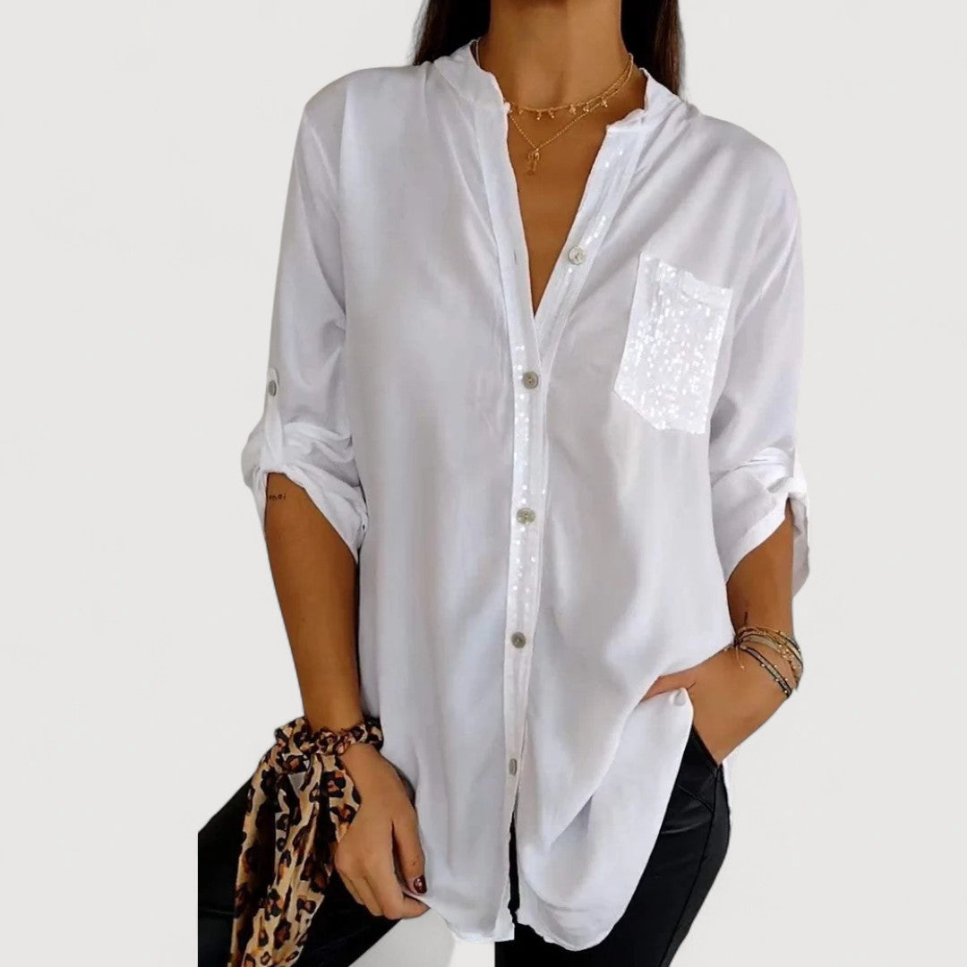 Renna | Sequin Detail Blouse