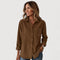 Jade | Corduroy Button Shirt - Velvet Haven