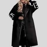 Mariselle | Knitted Sleeve Hooded Jacket