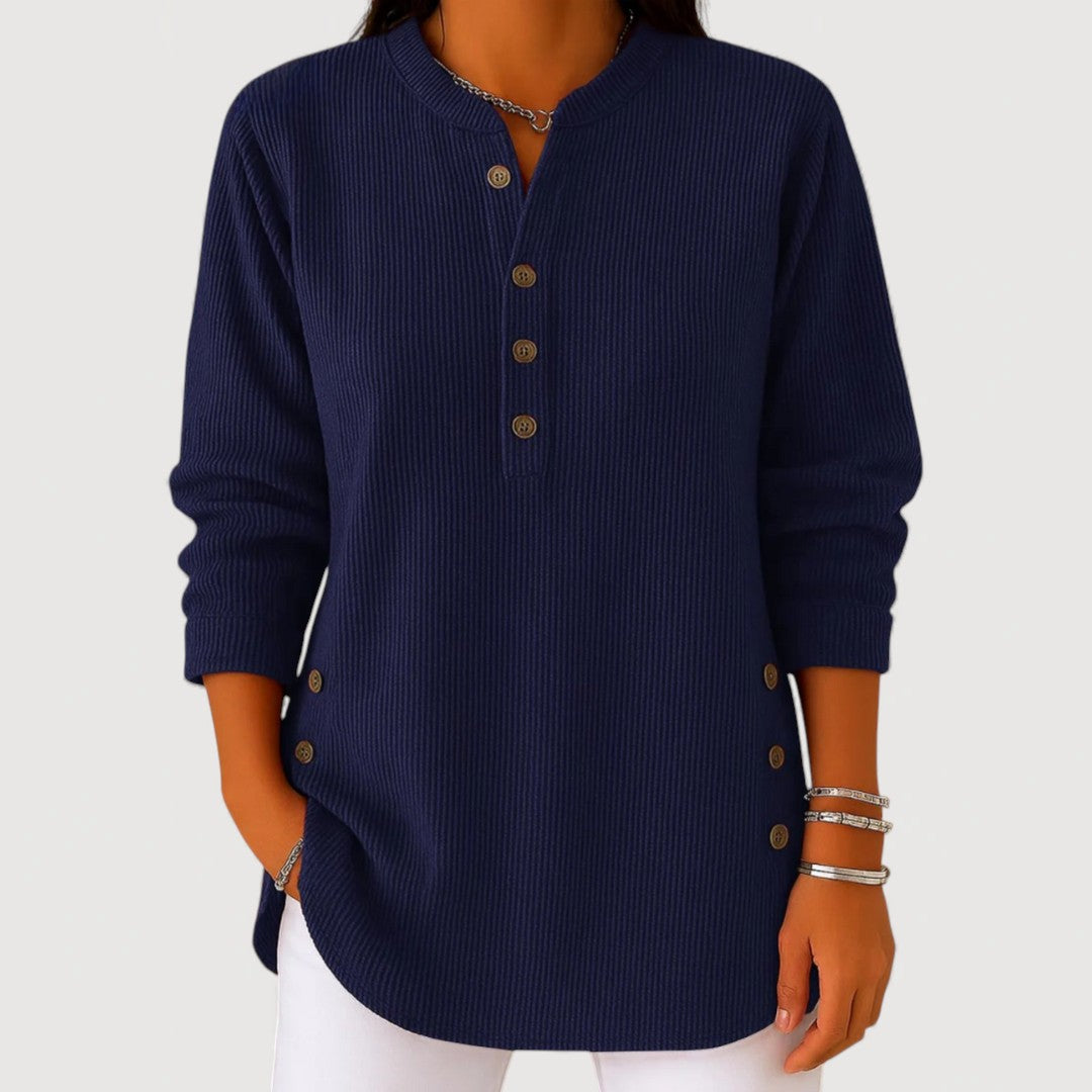 Anika | Cosy Button Top