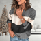 Maya | Colorblock Knit Jumper - Velvet Haven