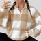 Malda | Chic Plaid Jumper - Velvet Haven