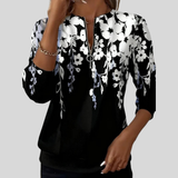 Brenlea | Modern Print Zip Sweatshirt